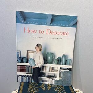 Martha Stewart “How to Decorate” Softcover Book